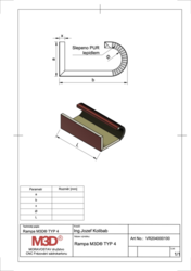 Rampa M3D® TYP4, Rohový díl 90º