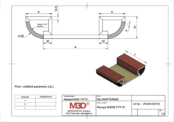 Rampa M3D TYP61, 2.0 m