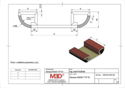 Rampa M3D® TYP61, 2.0 m