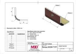 Rampa M3D TYP7, 2 m