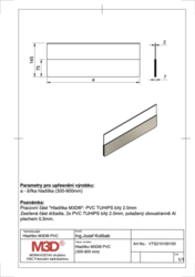 Hladítko M3D®, PVC/AL