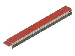 Kluzné uložení M3D tl. 37,5 mm + UW, 2 m šroubované 