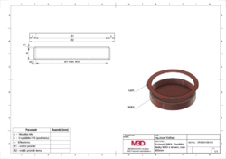 Kruhová NIKA tmelená, 2xFlexi GKB 12, 2mm, +SDK lem 