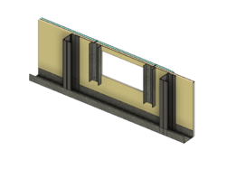 M3D požární kryt el.krabice, FRONT, 3L 68/47mm 5