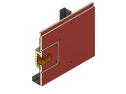 M3D požární kryt el.krabice, FRONT, 3L 68/47mm 11