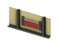 M3D požární kryt el.krabice, FRONT, 4L 68/47mm 7