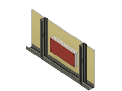 M3D požární kryt el.krabice, 4L 68/47mm