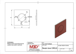 Revizní otvor bezrámový CIRCLE