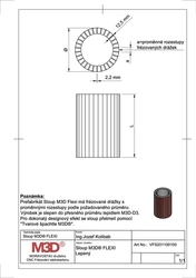 Sloup M3D® FLEXI , ∅80-200mm, lepený